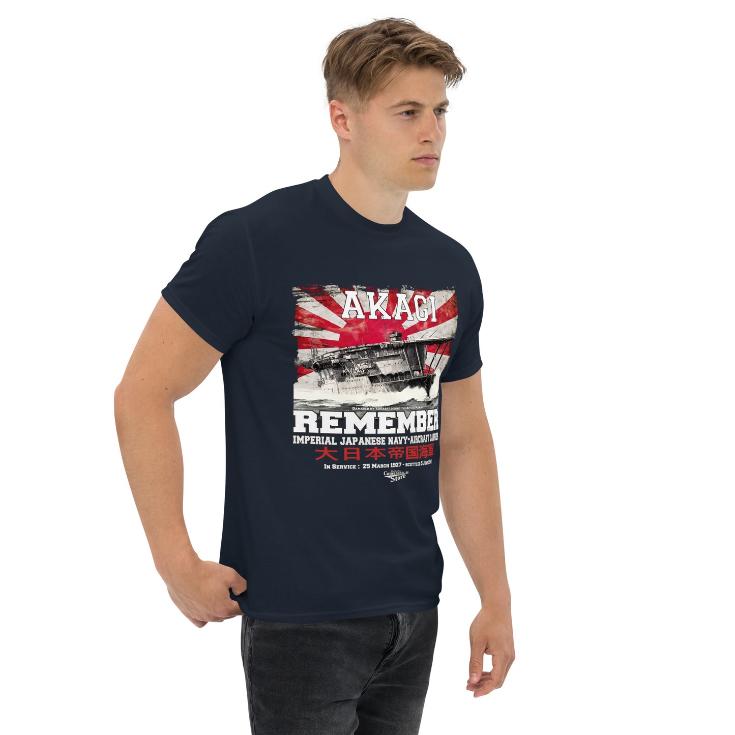 Akagi aircraft carrier t-shirt