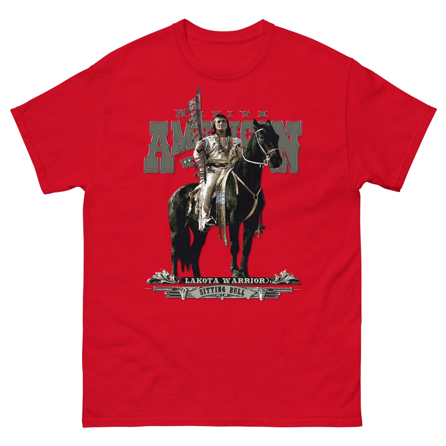 Sitting Bull Lakota Warrior t-shirt