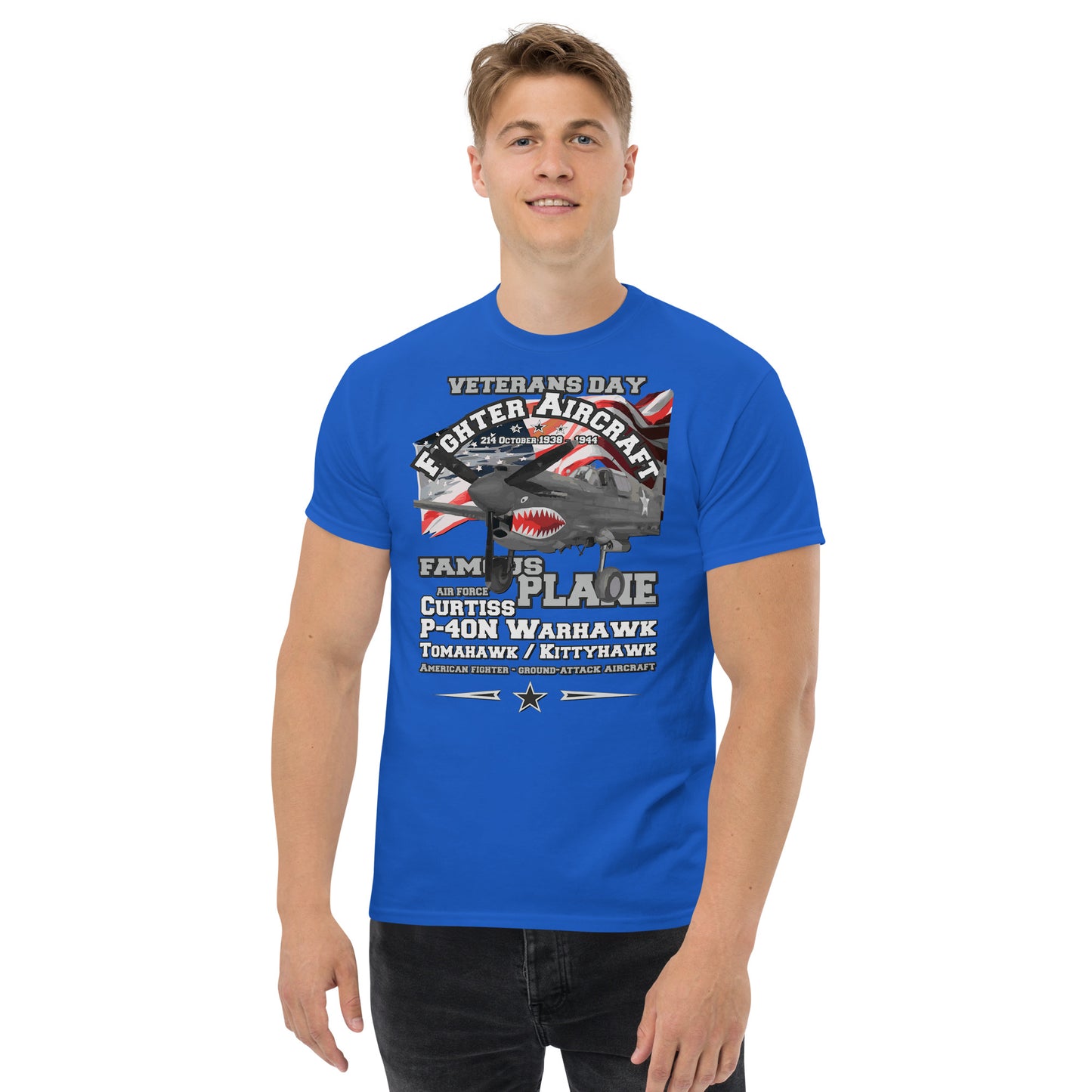 P-40N Curtiss Warhawk Fighter T-shirt