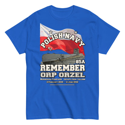 ORP ORZEL 85A t-shirt,ORP ORZEL tee, Polish Navy t-shirt, T-Shirt Comancha.us, Comancha Design,