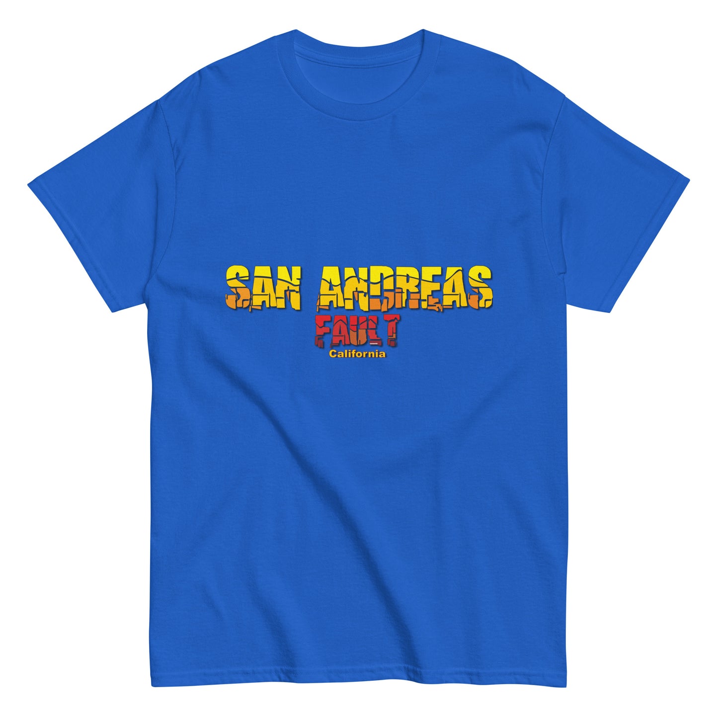 San Andreas Fault, T-Shirt Comancha.us, Comancha Design,San Andreas Fault - California tee, Comancha Graphics tee,