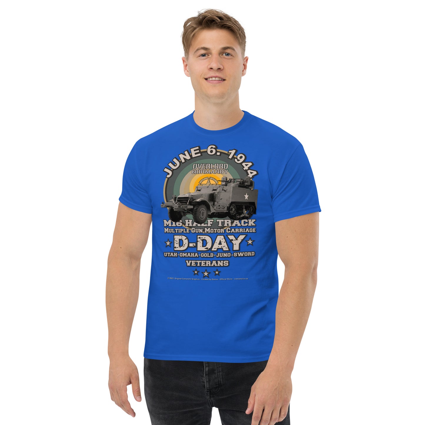 M16 Half Track US Army Veterans T-shirt