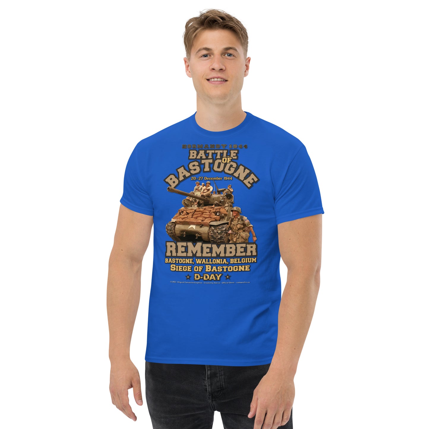 Battle of Bastogne tee, Battle of Bastogne veterans tee,Battle of Bastogne 1944 classic t-shirt, Comancha T-shirts,