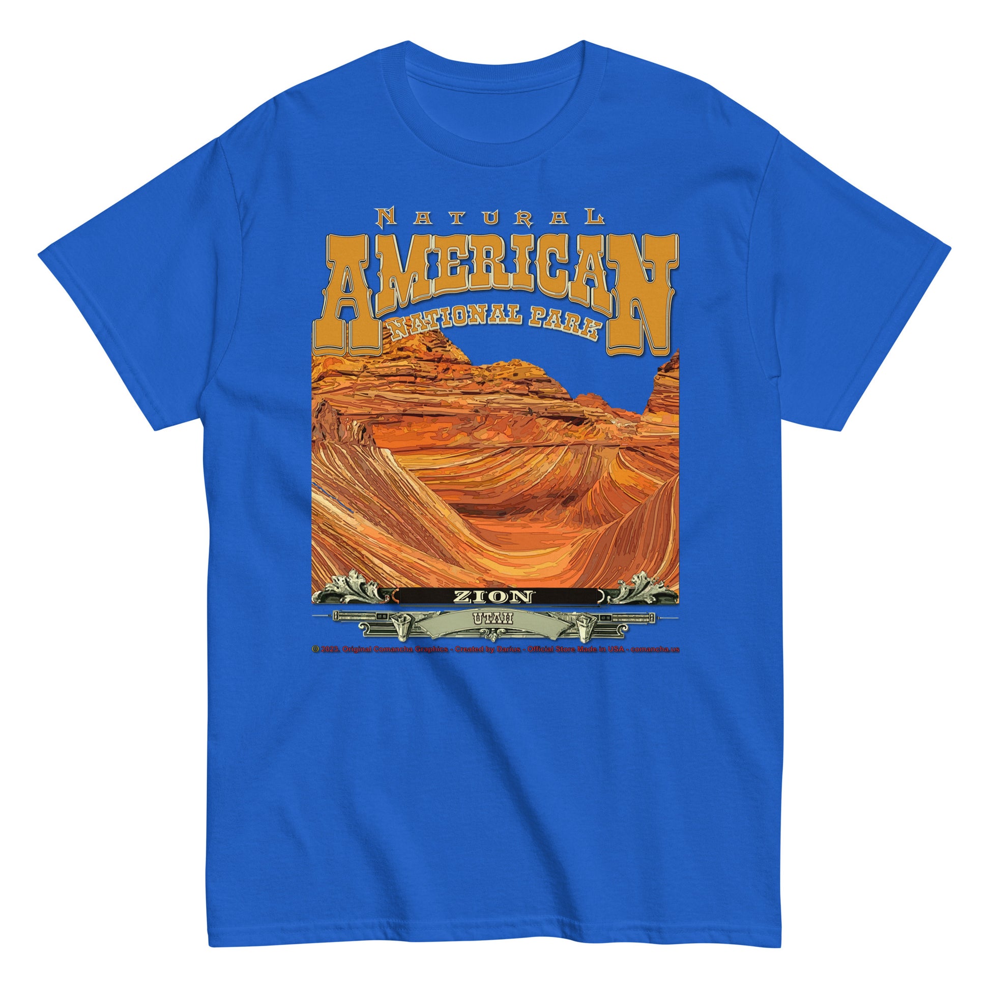 ZION National Park - Utah, Comancha T-shirt,