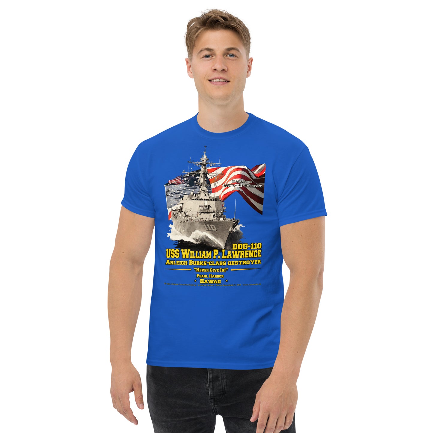 USS William Lawrence DDG-110 Destroyer t-shirt