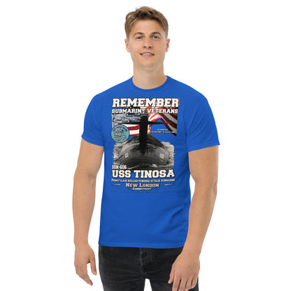 USS TINOSA SSN-606 Attack Submarine t-shirt