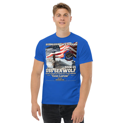 USS SEAWOLF SSN-21 Submarine t-shirt