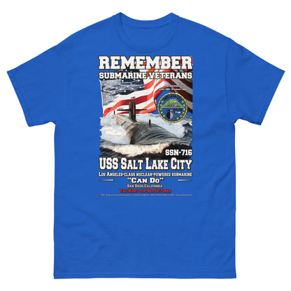 USS SALT LAKE CITY SSN-716 Submarine t-shirt