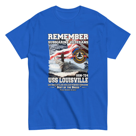 USS LOUISVILLE SSBN-743 T-Shirt, Submarine Veterans Classic T-Shirt, Comancha T-Shirts,