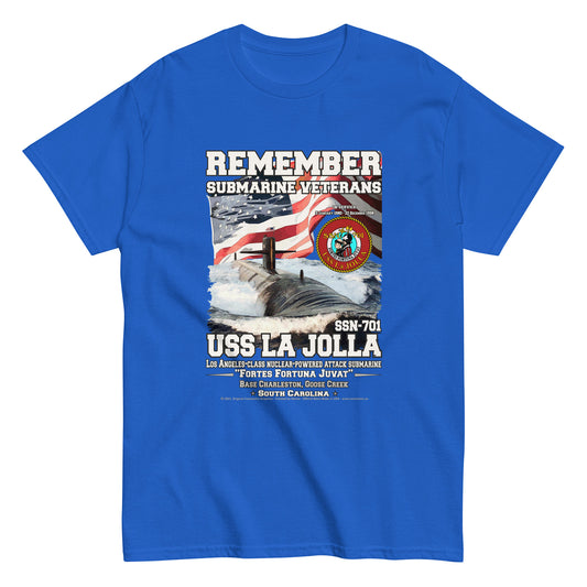 USS LA JOLLA SSN-701 Submarine Veterans T-Shirt, Comancha T-Shirts Store,