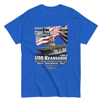 USS KEARSARGE LHD-3 Amphibious Assault Ship Veterans T-Shirt, Comancha T-shirt Store