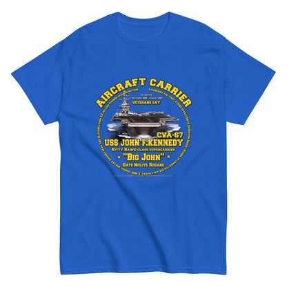 USS JOHN KENNEDY CVA-67 t-shirt, Aircraft Carrier Veterans T-Shirt, US NAvy T-shirt, Comancha US Military T-shirt, USS JOHN KENNEDY CVA-67 Aircraft Carrier Veterans T-Shirt,