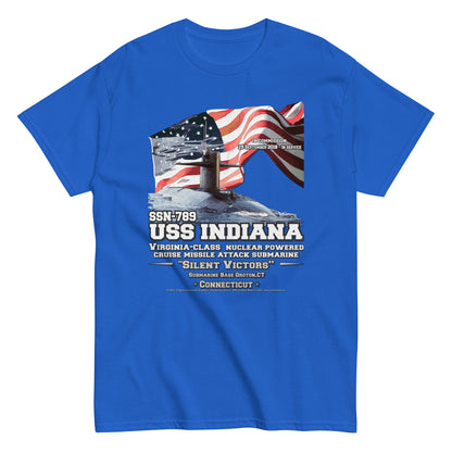 USS INDIANA SSN-789 Submarine t-shirt