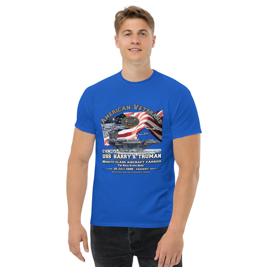 USS HARRY TRUMAN CVN-75 Aircraft Carrier Veterans Classic T-shirt, Comancha.us, USS HARRY TRUMAN CVN-75 t-shirt, Aircraft Carrier t-shirt, Veterans Classic T-shirt, Comancha.us, Navy T-Shirt,Navy ship tee,