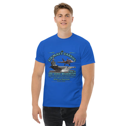 USS GEORGE WASHINGTON tee, USS GEORGE WASHINGTON Veterans tee,USS GEORGE WASHINGTON CVN-73 Aircraft Carrier Veterans Classic Tee, Comancha T-shirts Store,