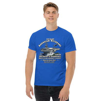 USS DWIGHT EISENHOWER CVN-69 Aircraft Carrier T-shirt