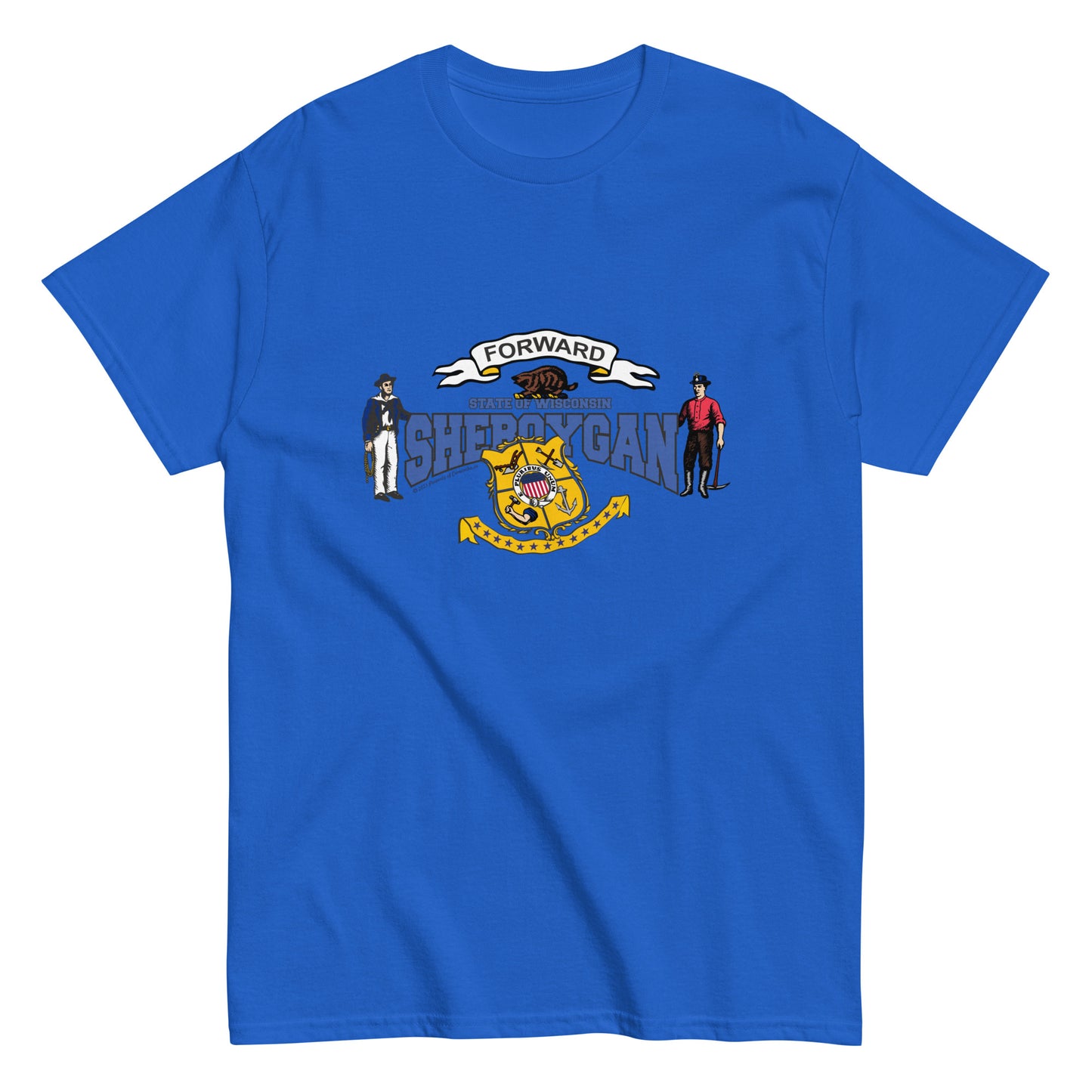 Sheboygan wisconsin T-shirt,Sheboygan t-shirt, Wisconsin State T-Shirt, Comancha Graphics,