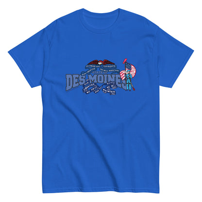 Des Moines t-shirt, Iowa T-shirt, Comancha Graphics,