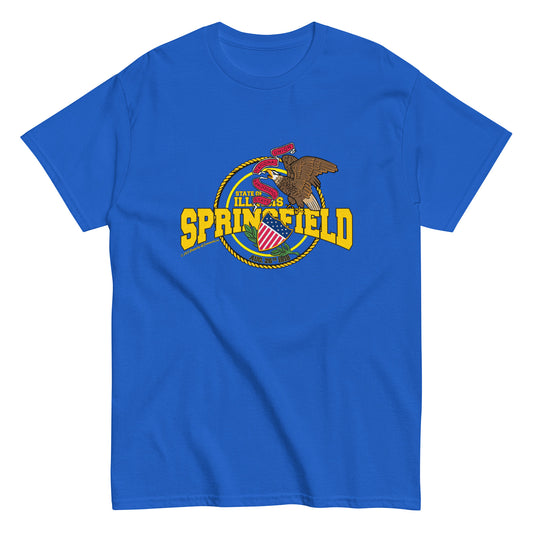 Springfield t-shirt, Illinois T-Shirt, Comancha Graphics,