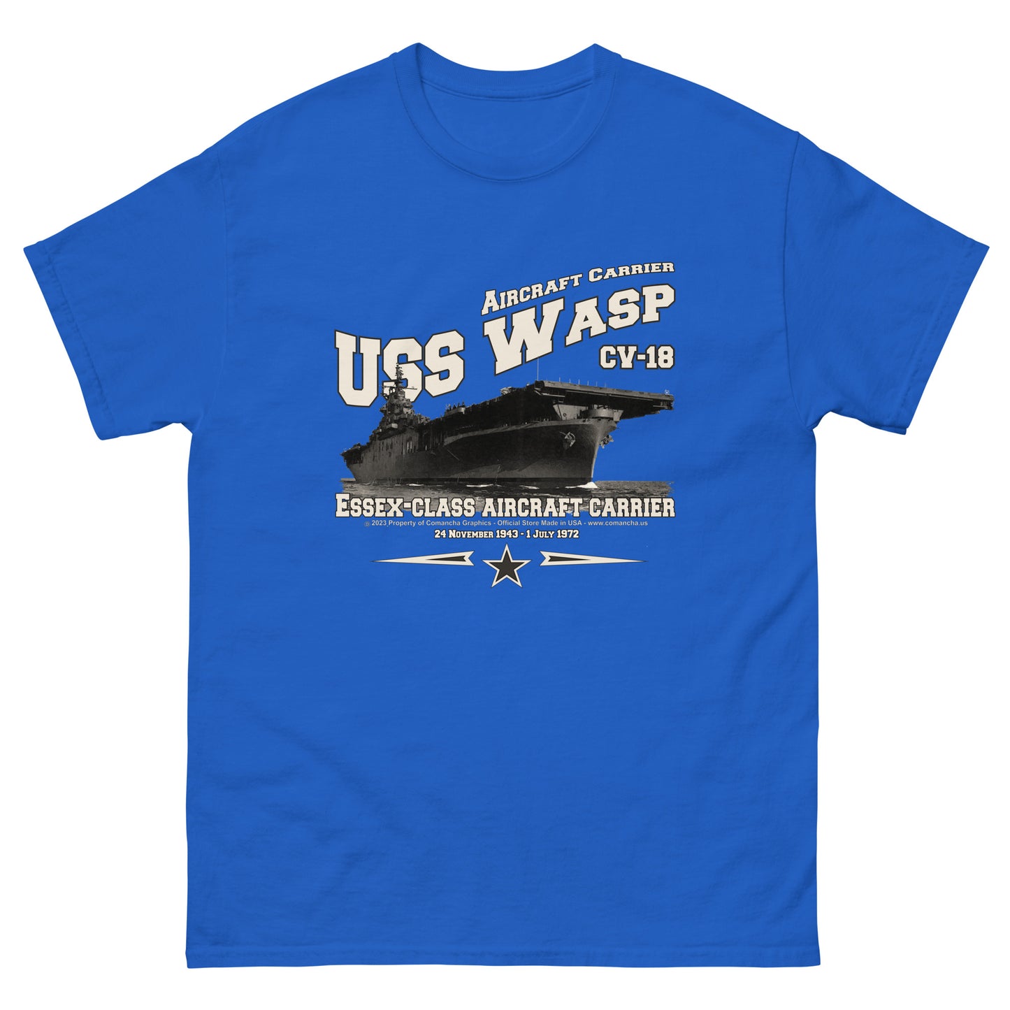 USS WASP t-shirt, US Navy tee,USS WASP CV-18 t-shirt,aircraft carrier veterans tee,