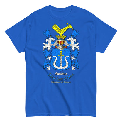 Nowina Herb Koszulka, Herb Rodowy Koszulka, Nowina Coats of Arms Tee, Comancha Graphics tee,