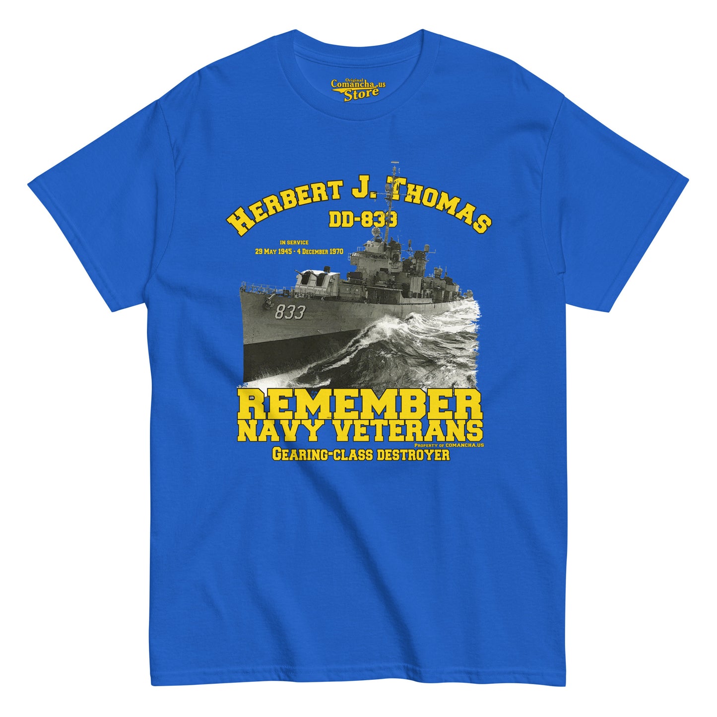 USS Herbert J. Thomas DD-833 T-shirt,