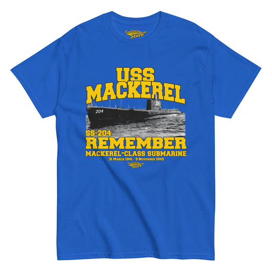 USS Mackerel SS-204 Submarine t-shirt