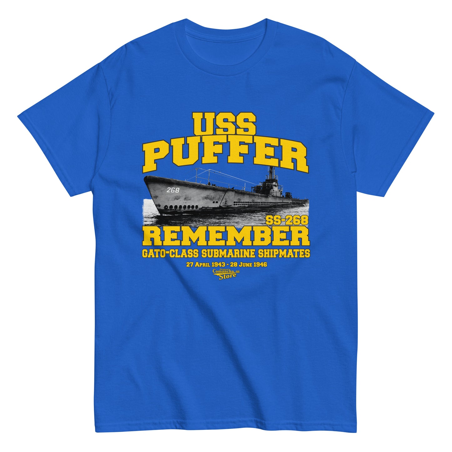 USS Puffer SS-268 shipmates t-shirt