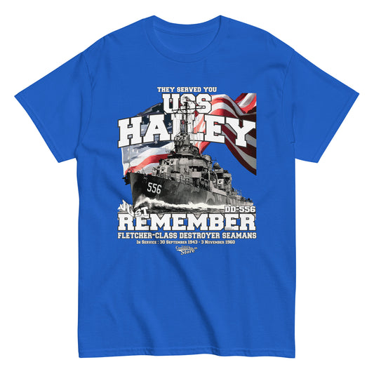 USS Hailey DD-556 destroyer t-shirt