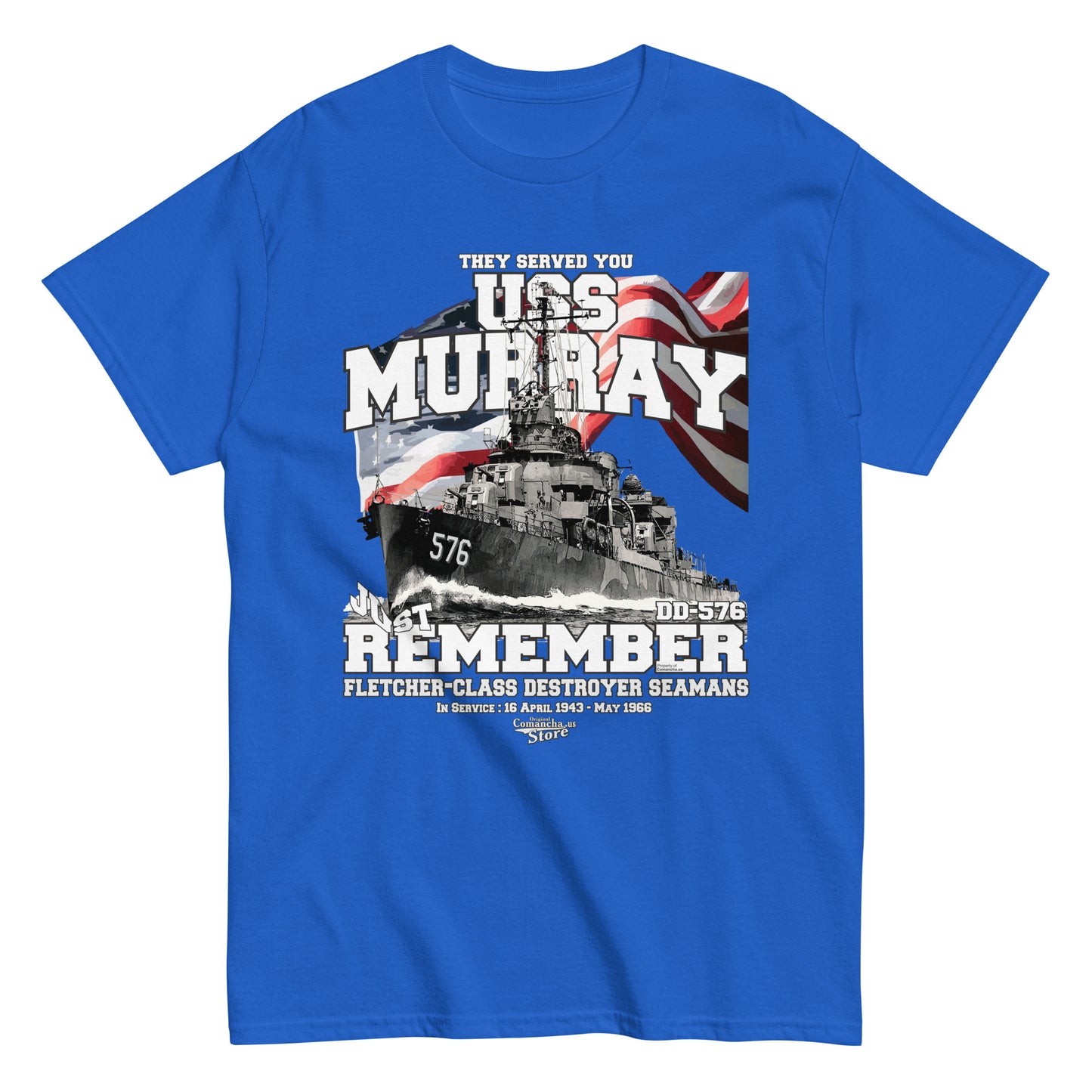 USS Murray DD/DDE-576 destroyer t-shirt