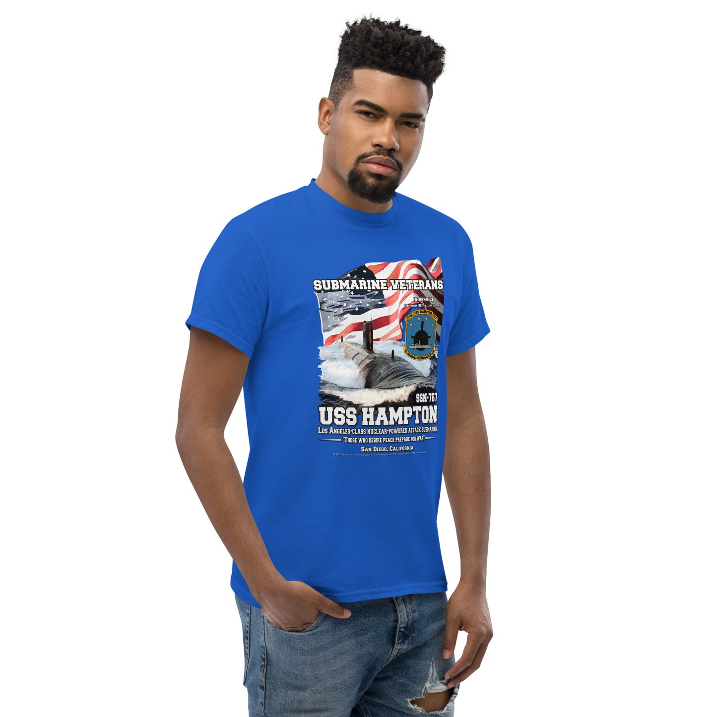 USS HAMPTON SSN-767tee, Submarine tee, Veterans Classic T-shirt, Comancha T-shirt,USS HAMPTON SSN-767 Submarine Veterans Classic T-shirt, Comancha T-shirt Store,