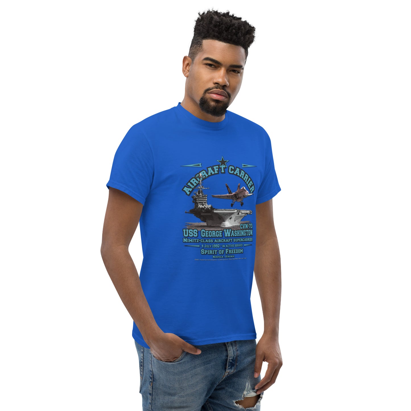 USS GEORGE WASHINGTON tee, USS GEORGE WASHINGTON Veterans tee,USS GEORGE WASHINGTON CVN-73 Aircraft Carrier Veterans Classic Tee, Comancha T-shirts Store,