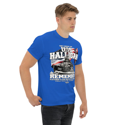 USS Halligan DD-584 destroyer t-shirt