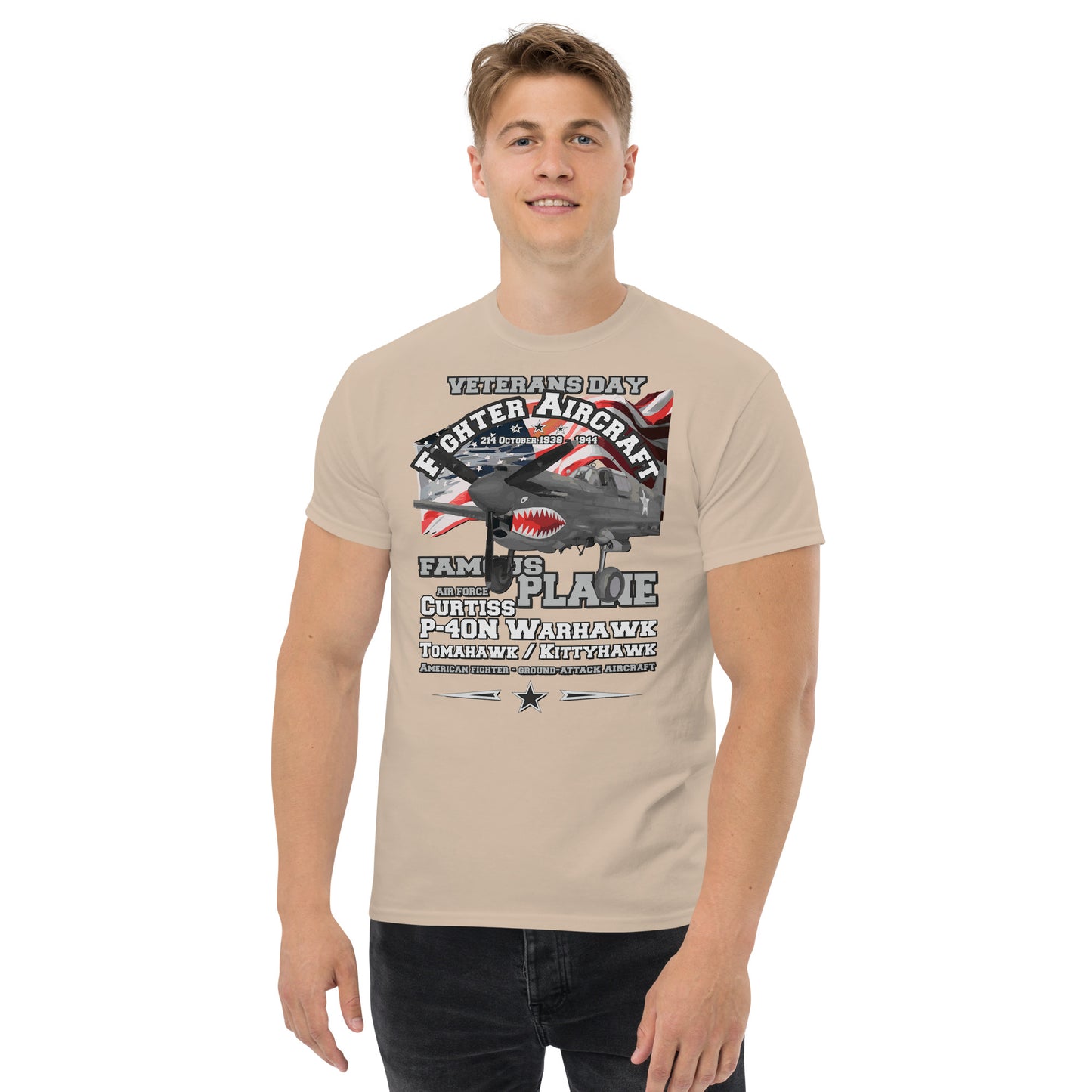 P-40N Curtiss Warhawk Fighter T-shirt