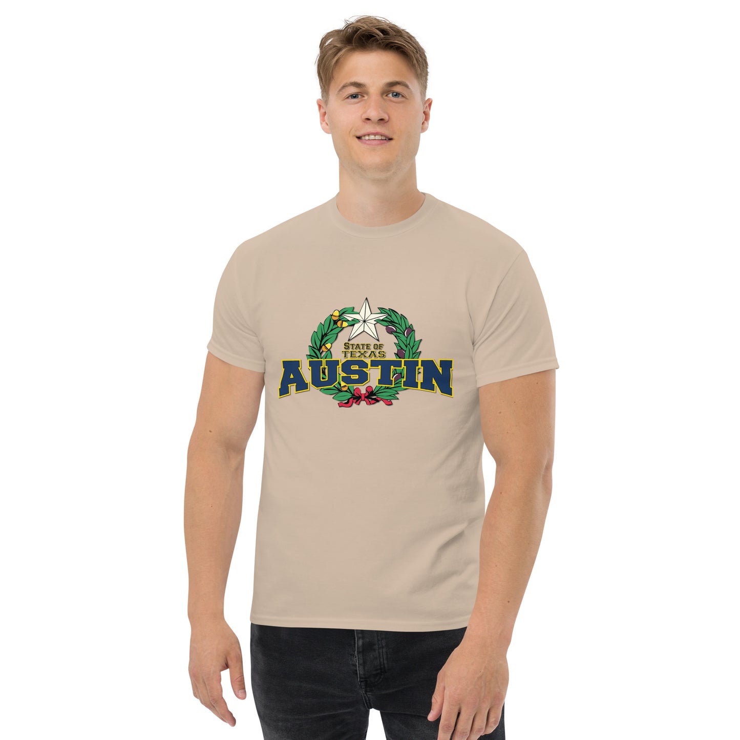 Austin - Texas state, T-Shirt Comancha.us, Austin Cuty tee, Austin City tees,