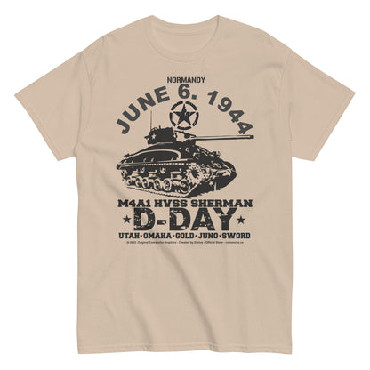 D-Day HVSS Sherman Veterans T-shirt