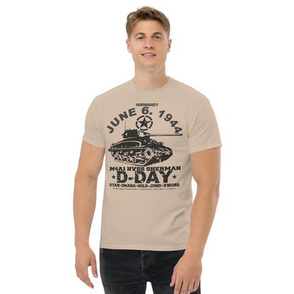 D-Day HVSS Sherman Veterans T-shirt