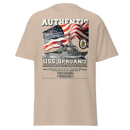 USS SPRUANCE DDG-111 Destroyer t-shirt
