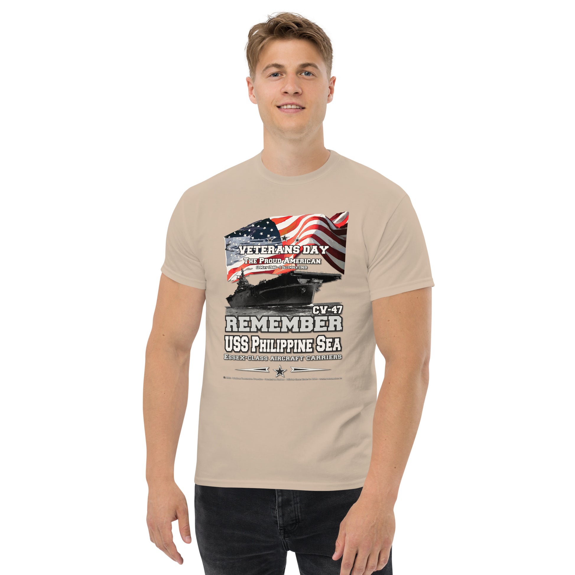 USS PHILIPPINE SEA CV-47 Aircraft Veterans Veterans Classic T-Shirt, 