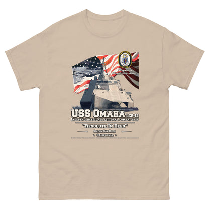 USS OMAHA LCS-12 Littoral Combat Ship T-Shirt