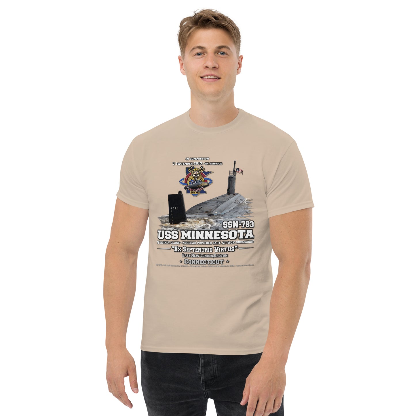 USS MINNESOTA SSN-783 Submarine T-Shirt