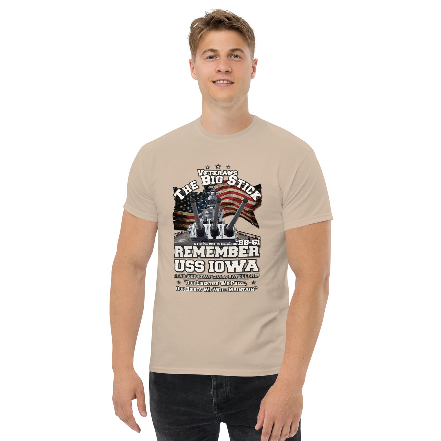 USS IOWA BB-61 Battleship Veterans Classic T-Shirt,