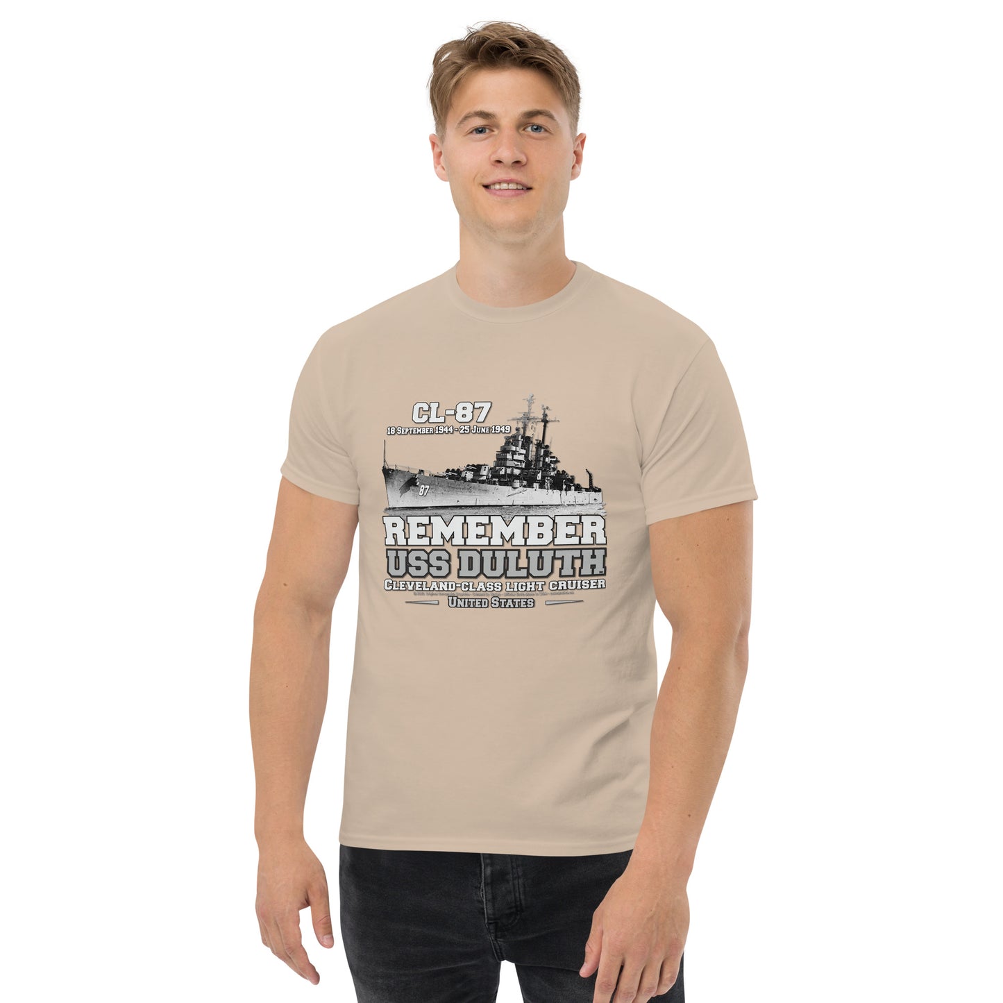 USS DULUTH CL-87 Cruiser T-shirt