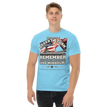 USS Missouri BB-63 Battleship t-shirt