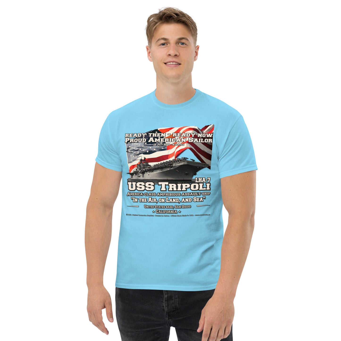 USS TRIPOLI LHA-7 Amphibious Assault Ship t-shirt