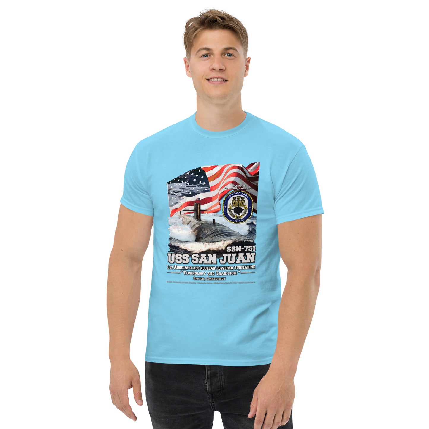 USS SAN JUAN SSN-751 Submarine T-shirt