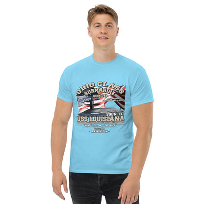 USS LOUISIANA SSBN-743 Submarine T-Shirt