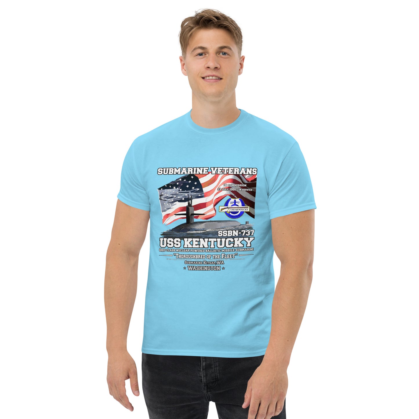 USS KENTUCKY SSBN-737 Submarine T-Shirt