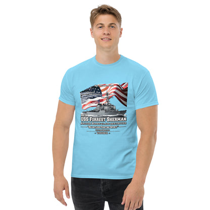 USS FOREST SHERMAN DDG-98 Destroyer T-shirt