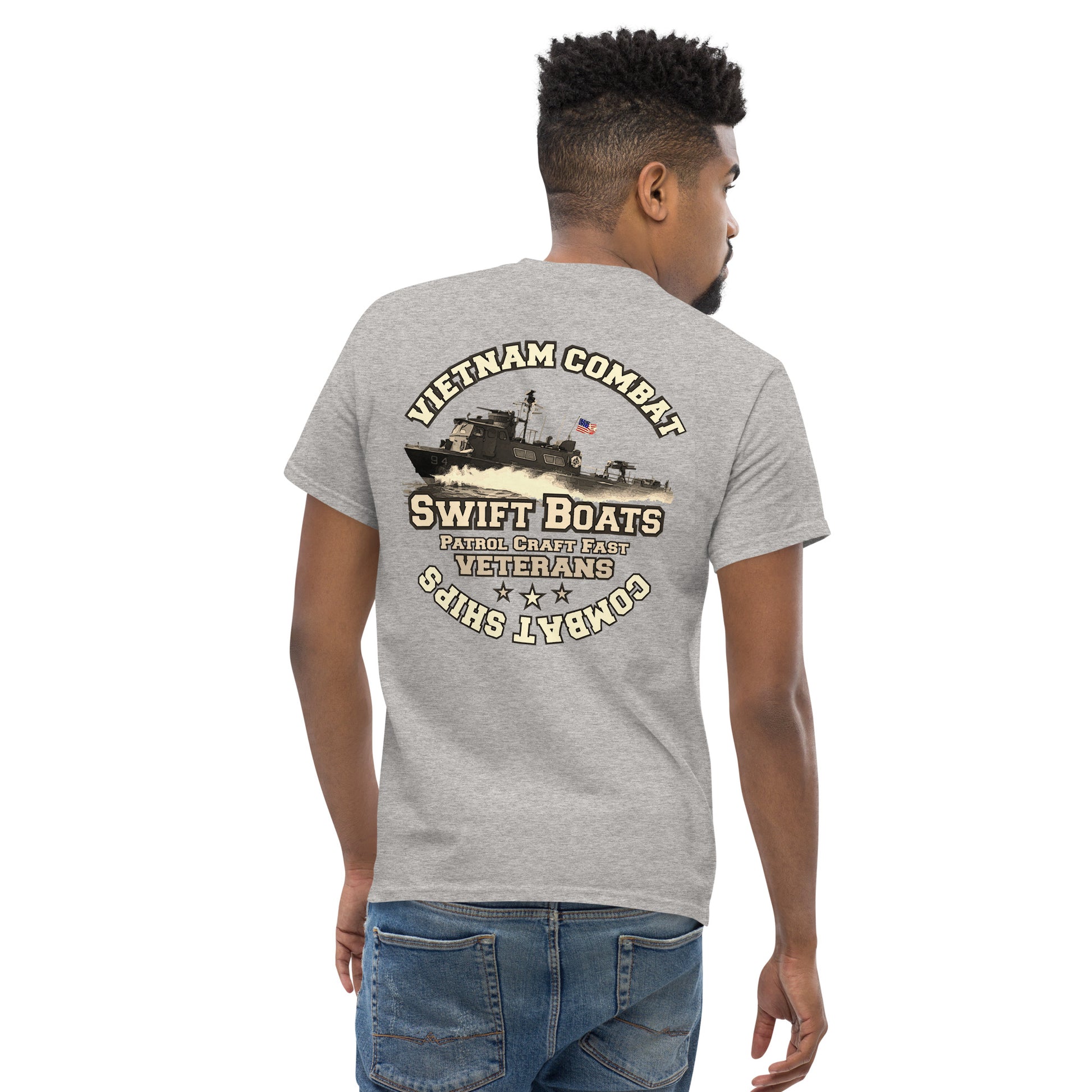 Swift Boats t-shirt, Vietnam combat t-shirt, PCF tee,Swift Boats Vietnam Veterans T-shirt, Comancha Graphics,